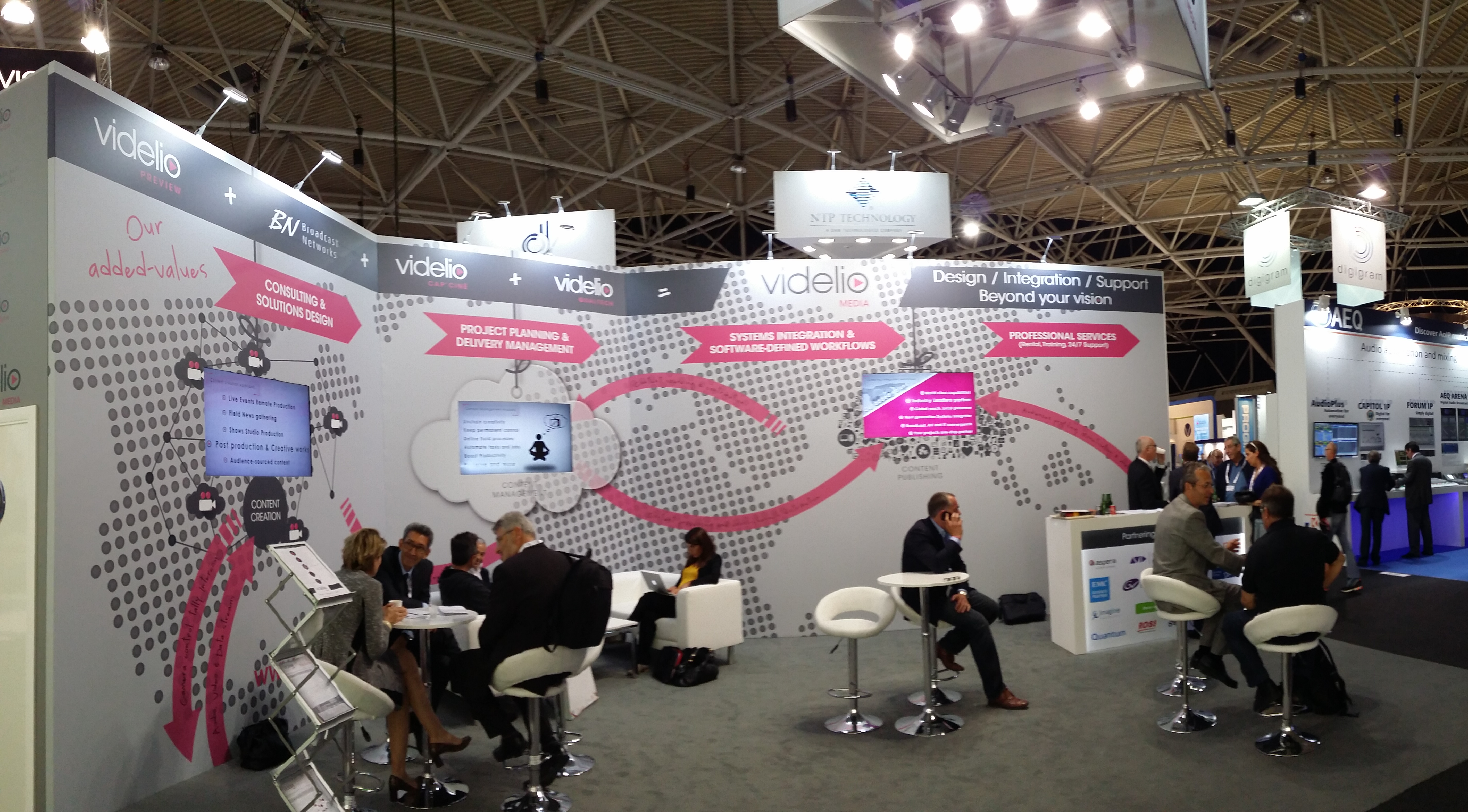 VIDELIO – Media : <br>Stand IBC 2015