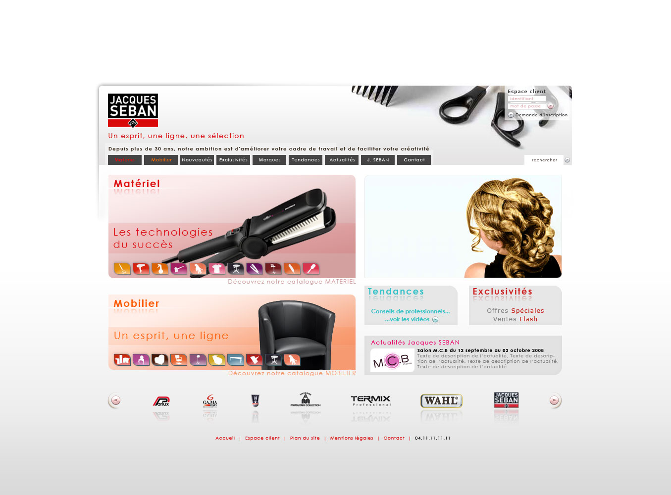 Jacques Seban : <br>site internet